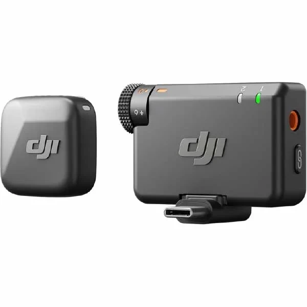 DJI Mic Mini (1 TX + 1 RX), Wireless Lavalier Microphone, Detail-Rich Audio, Noise Cancelling